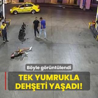 Byle grntlendi: Tek yumrukla deheti yaad!