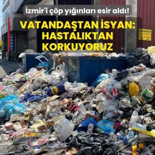 zmir'i p ynlar esir ald! Vatandalar isyan etti: Hastalktan korkuyoruz