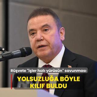 Rvete iler hzl yrsn savunmas... Yolsuzlua byle klf buldu