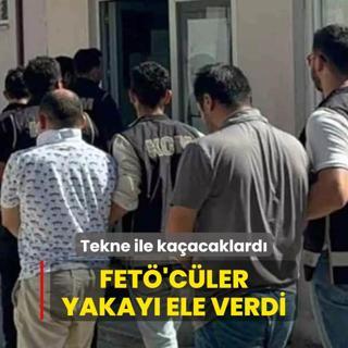 Tekne ile Yunanistan'a kaacaklard... FET'cler yakay ele verdi