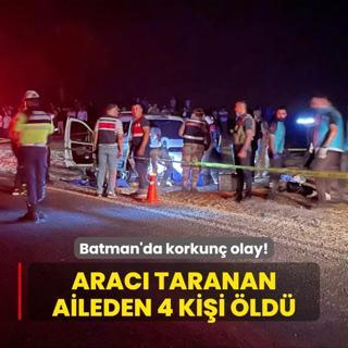 Batman'da korkun olay! Silahl saldr sonucu ayn aileden 4 kii hayatn kaybetti