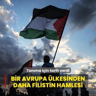 Bir Avrupa lkesinden daha Filistin hamlesi: Tanma iin tarih verdi