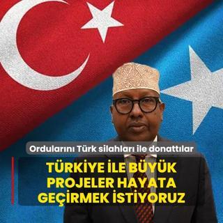 Ordularn Trk silahlar ile donattlar: Trkiye ile byk projeler hayata geirmek istiyoruz