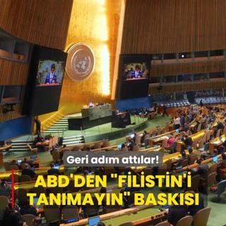 ABD'den Filistin'i tanmayn basks... Japonya geri adm att