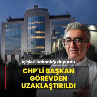 ileri Bakanl duyurdu: CHP'li bakan grevden uzaklatrld