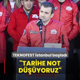 TEKNOFEST stanbul balad! Seluk Bayraktar: Tarihe not dyoruz