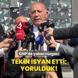 CHP'de yalan rzgar! Grsel Tekin: ftiralar dzeltmekten yorulduk