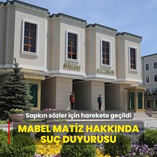Sapkn szler iin harekete geildi... Mabel Matiz hakknda su duyurusu