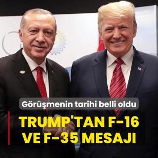 Bakan Erdoan, Trump ile grt! ABD'den dikkat eken F-16 ve F-35 aklamas