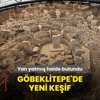 Gbeklitepe'de yeni keif! Yan yatm halde bulundu