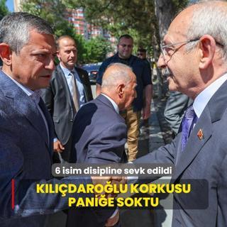 Kldarolu korkusu panie soktu: 6 isim disipline sevk edildi