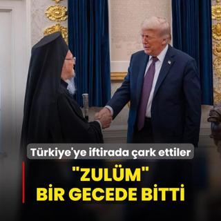 Zulm bir gecede bitti! Trkiye'ye iftirada ark ettiler