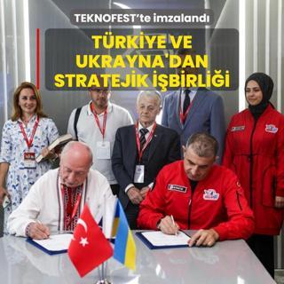 Trkiye ve Ukrayna'dan stratejik ibirlii: TEKNOFEST'te imzalar atld