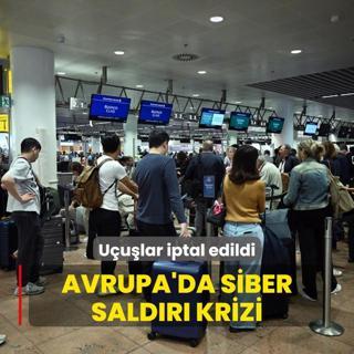 Avrupa'da siber saldr krizi: Uular iptal edildi