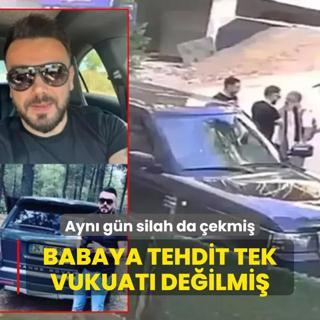 Babaya tehdit tek vukuat deilmi: Ayn gn silah da ekmi