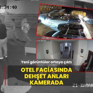 Bolu'daki otel faciasnda dehet anlar kamerada: Yeni grntler ortaya kt