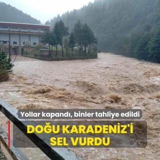 Dou Karadeniz'i sel vurdu: Yollar kapand, binler tahliye edildi