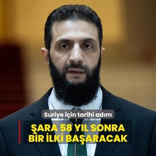 Suriye iin tarihi adm: ara 58 yl sonra bir ilki baaracak