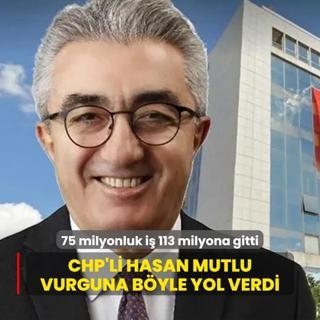 113 milyonluk ihalede 38 milyon TL'lik fark! Hasan Mutlu vurguna byle yol verdi