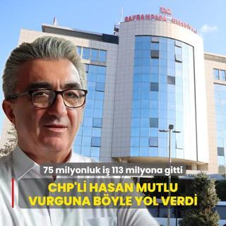 113 milyonluk ihalede 38 milyon TL'lik fark! Hasan Mutlu vurguna byle yol verdi