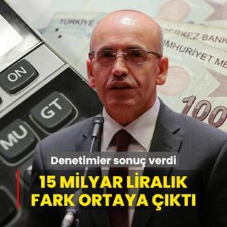 Denetimler sonu verdi: 15 milyar liralk matrah fark ortaya kt