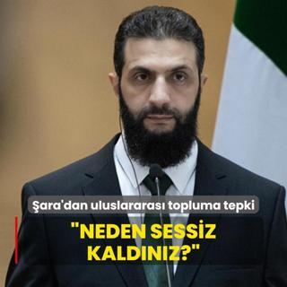 Ahmed e-ara'dan uluslararas topluma tepki: Neden sessiz kaldnz?