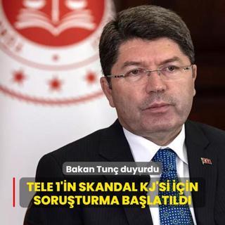 Bakan Tun duyurdu: TELE 1'in skandal KJ'si iin soruturma balatld
