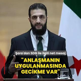 Suriye Cumhurbakan ara: SDG ile yaptmz anlamann uygulanmasnda gecikme var