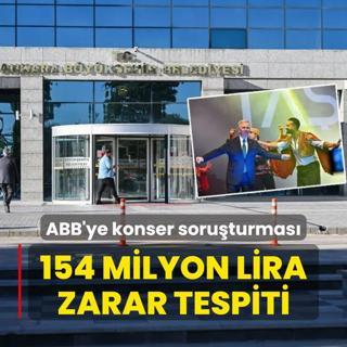 Ankara Bykehir Belediyesi'ne konser soruturmas! 154 milyon lira zarar tespit edildi