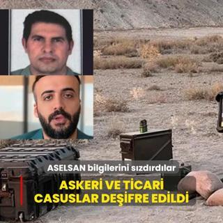 ASELSAN bilgilerini szdrdlar! Askeri ve ticari casuslar deifre edildi