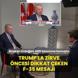 Bakan Erdoan ABD basnna konutu: Trump'la zirve ncesi dikkat eken F-35 mesaj