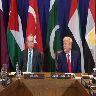 BM'de Gazze Zirvesi balad! Bakan Erdoan ve Trump bir arada