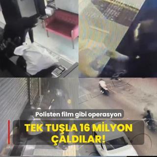 Tek tula 16 milyon aldlar! Polisten film gibi operasyon