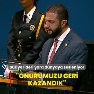 Suriye lideri ara dnyaya sesleniyor... Onurumuzu geri kazandk