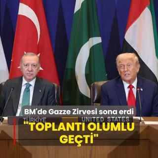 BM'de Gazze Zirvesi sona erdi! Bakan Erdoan: Toplant olumlu geti