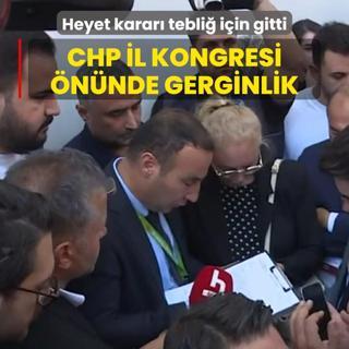 Heyet tebli iin gitti! CHP l Kongresinde mahkeme karar gerginlii