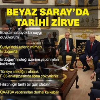Bakan Erdoan, Beyaz Saray'da Trump ile grt! F-35, F-16, Patriot ve CAATSA... Trkiye istediini alacak