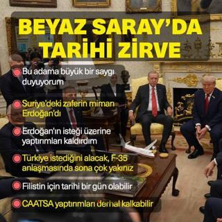 Bakan Erdoan, Beyaz Saray'da Trump ile grt! F-35, F-16, Patriot ve CAATSA... Trkiye istediini alacak