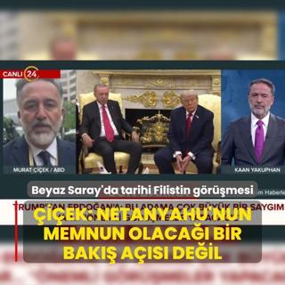 Beyaz Saray'da tarihi Filistin grmesi! Gazeteci iek: Netanyahu asndan ok da memnun olaca bir bak as deil