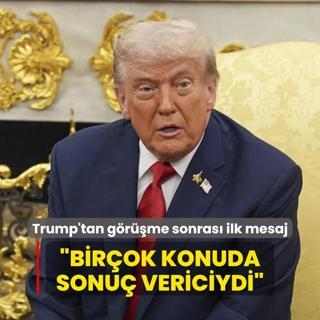 Beyaz Saray'dan kritik zirve sonras ilk mesaj! Trump: Erdoan ile grmemiz birok konuda sonu vericiydi