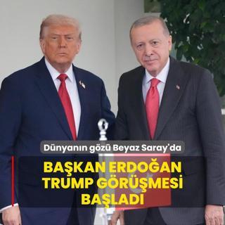 Dnyann gz Beyaz Saray'da! Bakan Erdoan-Trump grmesi balad