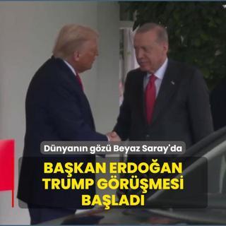Dnyann gz Beyaz Saray'da! Bakan Erdoan-Trump grmesi balad