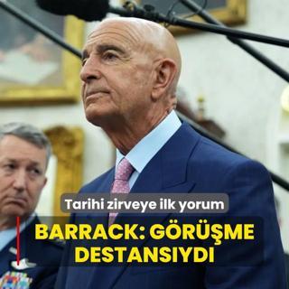 Tarihi zirveye ilk yorum... Barrack: Grme destansyd