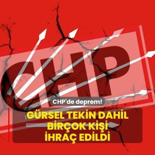 CHP'de deprem! Grsel Tekin dahil birok kii ihra edildi