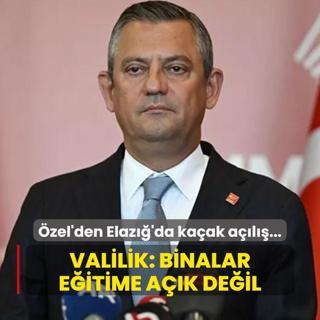 zgr zel'den Elaz'da kaak al... Valilik: Binalar eitime ak deil