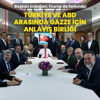 Trkiye ve ABD arasnda Gazze iin anlay birlii... Bakan Erdoan: Trump da farknda