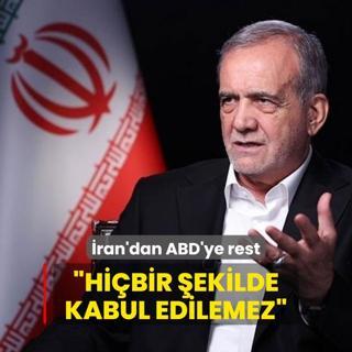 ran'dan ABD'ye rest: Hibir ekilde kabul edilemez