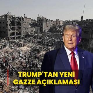 Trump'tan yeni Gazze aklamas