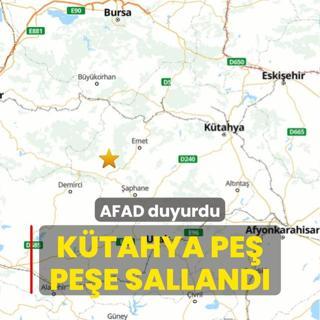 AFAD duyurdu: Ktahya pe pee salland