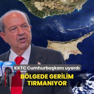 Blgede gerilim trmanyor! KKTC Cumhurbakan uyard